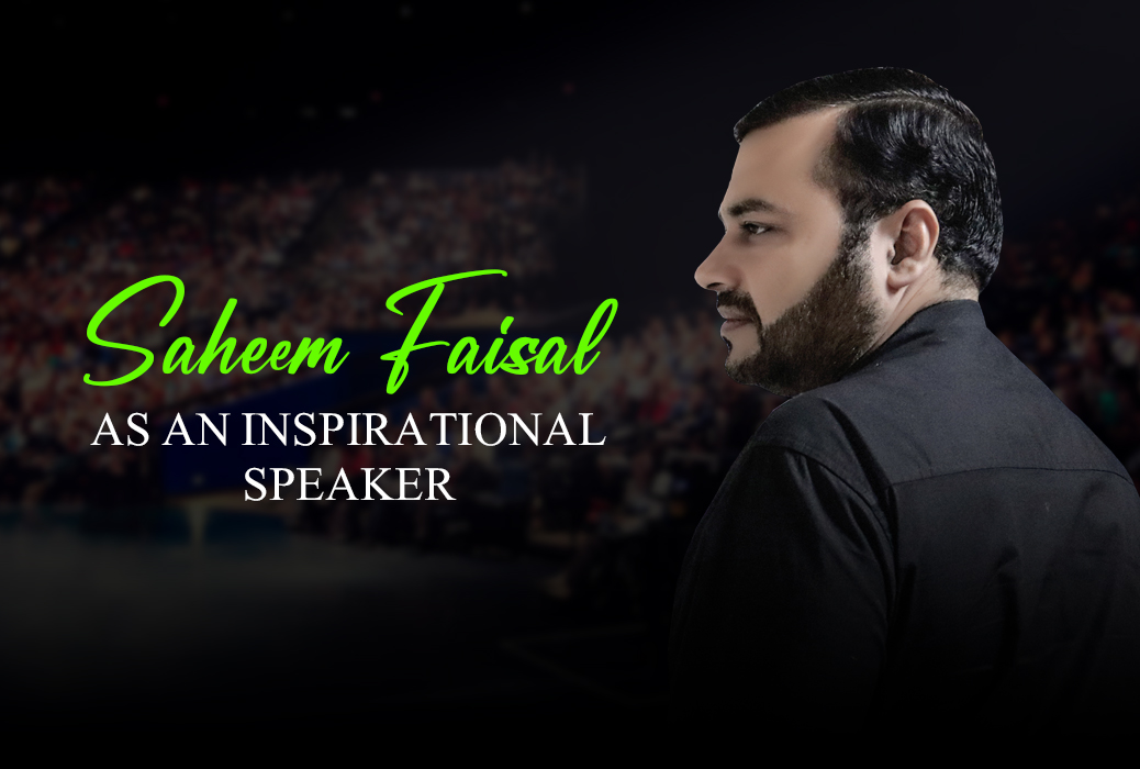 Muhammad Saheem Faisal as an inspirational speaker